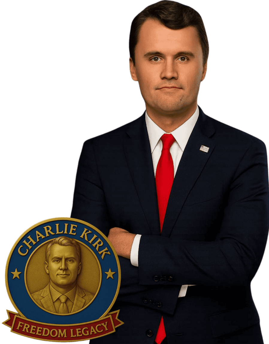 Charlie Kirk Freedom Legacy Badge 