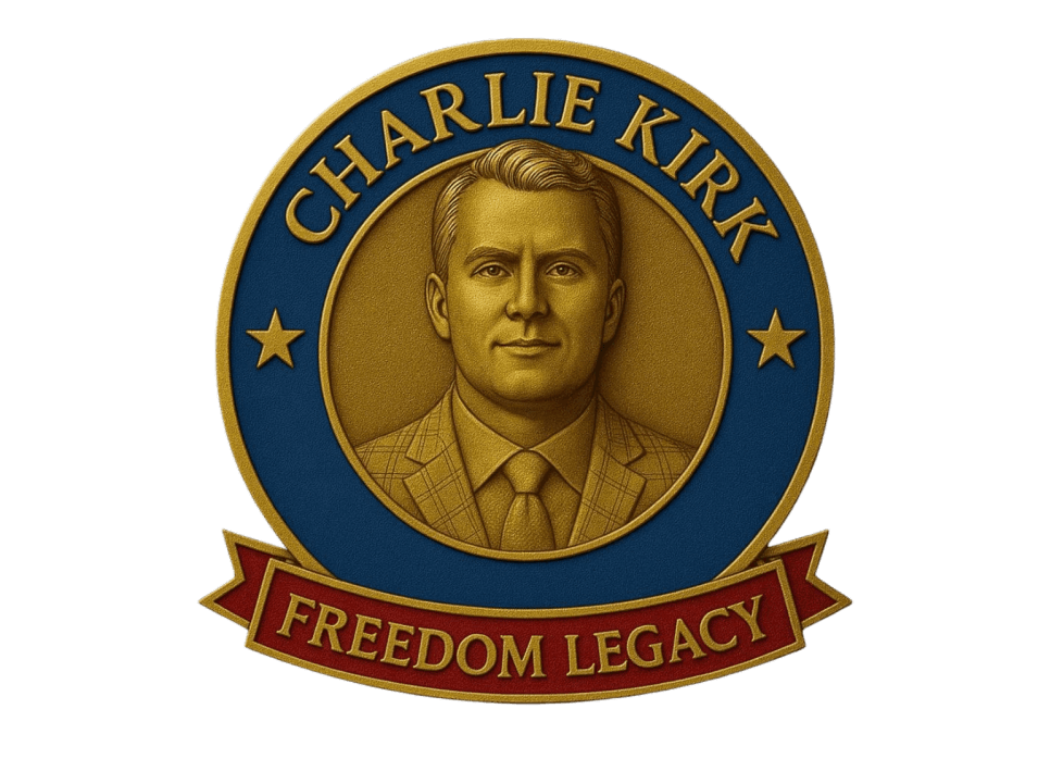 Charlie Kirk Freedom Legacy Badge