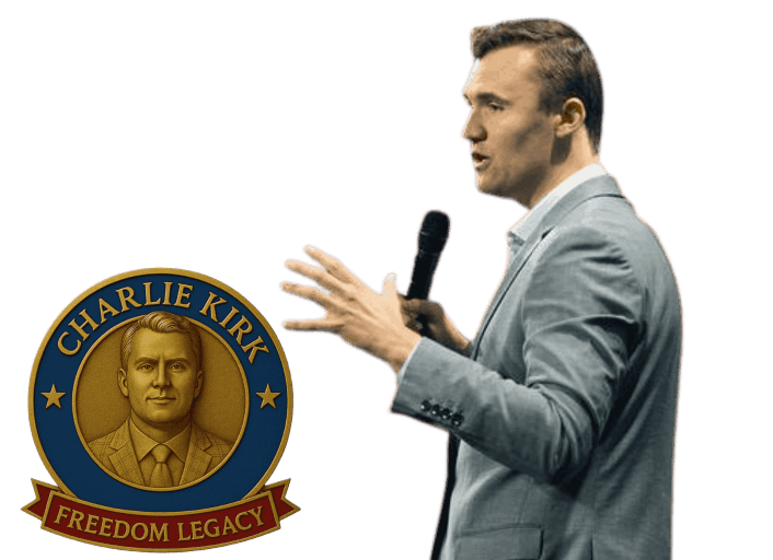 Charlie Kirk Freedom Legacy Badge 